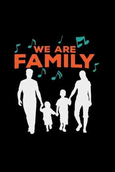 Paperback We are family: 6x9 Family grid squared paper notebook notes Book