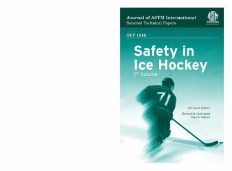Safety in Ice Hockey Vol 5
