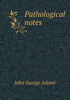 Paperback Pathological notes Book