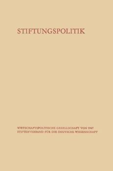 Paperback Stiftungspolitik [German] Book