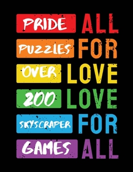 Paperback Pride Puzzles: Over 200 Skyscraper Games Book
