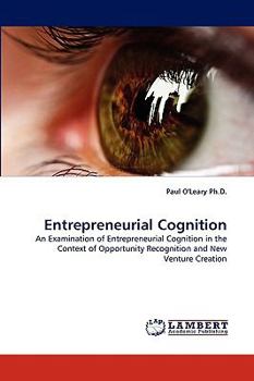 Paperback Entrepreneurial Cognition Book