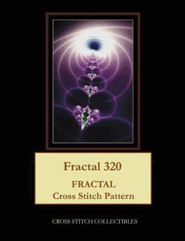 Paperback Fractal 320: Fractal Cross Stitch Pattern [Large Print] Book