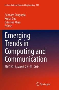 Paperback Emerging Trends in Computing and Communication: Etcc 2014, March 22-23, 2014 Book