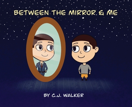 Hardcover Between the Mirror and Me [Large Print] Book