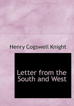 Hardcover Letter from the South and West Book