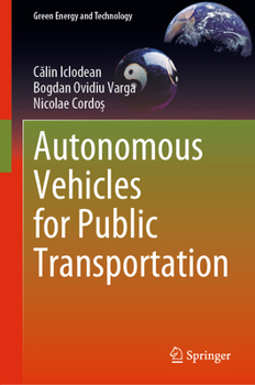 Hardcover Autonomous Vehicles for Public Transportation Book