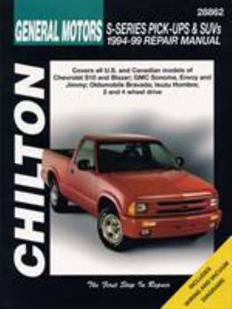 Paperback General Motors S-Series Pick-Ups and SUVs 1994-04 Repair Manual Book