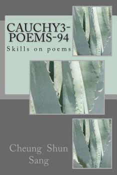 Paperback Cauchy3-poems-94: Skills on poems Book