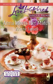 Mass Market Paperback Anna Meets Her Match [Large Print] Book