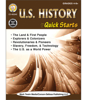 Paperback U.S. History Quick Starts Workbook Book