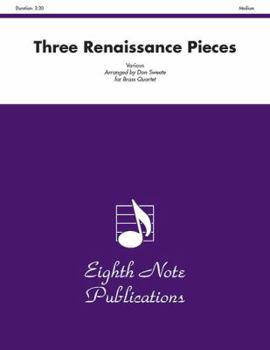 Paperback Three Renaissance Pieces: Score & Parts Book