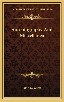 Hardcover Autobiography and Miscellanea Book