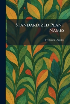 Paperback Standardized Plant Names Book