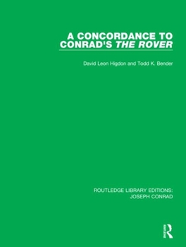 Hardcover A Concordance to Conrad's the Rover Book