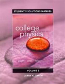 Paperback Student's Solutions Manual for College Physics: A Strategic Approach Volume 2 (Chs. 17-30) Book