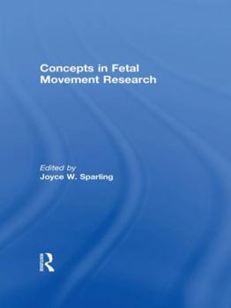 Paperback Concepts in Fetal Movement Research Book