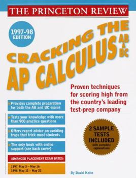 Paperback Cracking the AP Calculus AB & BC, 1997-98 Book