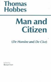 Hardcover Man and Citizen: (de Homine and de Cive) Book