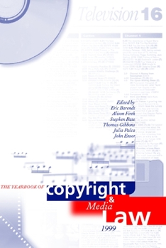 Hardcover The Yearbook of Copyright and Media Law Book