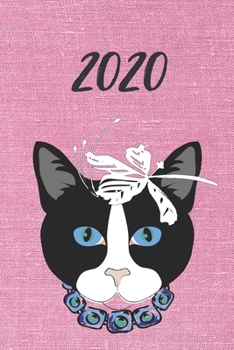 Paperback 2020 dicker TageBuch Kalender Katze: 1 Werktag pro DIN A5 Seite und Wochenende -Samstag + Sonntag- pro DIN A5 Seite [German] Book