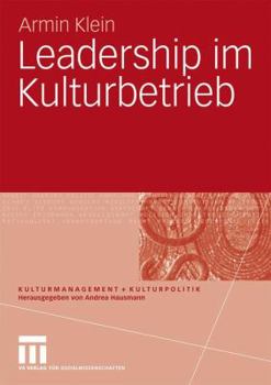 Paperback Leadership Im Kulturbetrieb [German] Book