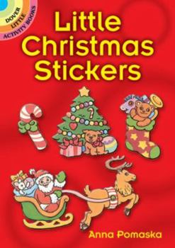 Paperback Little Christmas Stickers Book