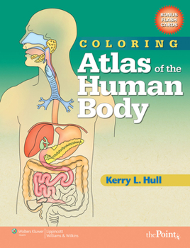 Paperback Coloring Atlas of the Human Body [With Flash Cards] Book