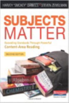 Paperback Subjects Matter: Exceeding Standards Through Powerful Content-Area Reading Book