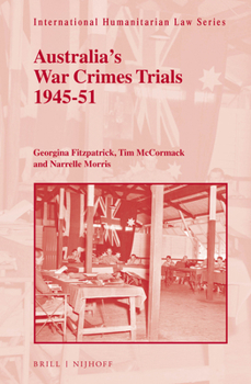 Hardcover Australia's War Crimes Trials 1945-51 Book