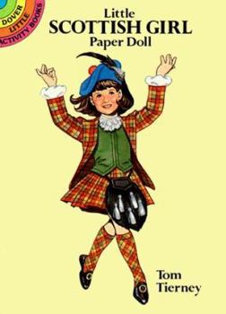 Paperback Little Scottish Girl Paper Doll Book