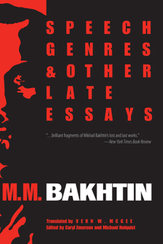 Paperback Speech Genres and Other Late Essays Book