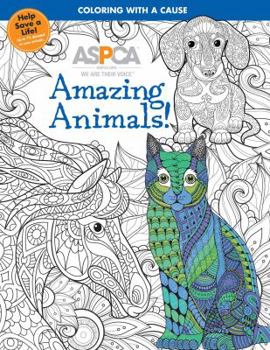 Paperback ASPCA Adult Coloring for Pet Lovers: Amazing Animals! Book