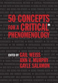 Paperback 50 Concepts for a Critical Phenomenology Book