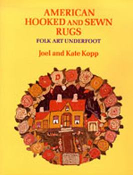 Paperback American Hooked and Sewn Rugs: Folk Art Underfoot Book