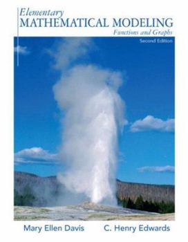Hardcover Elementary Mathematical Modeling Book