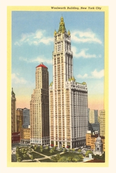 Paperback Vintage Journal Woolworth Building, New York City Book