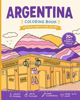 Paperback Argentina: Coloring book