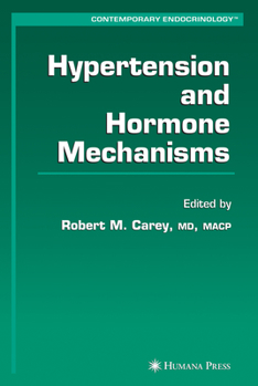 Hardcover Hypertension and Hormone Mechanisms Book