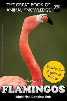 Paperback Flamingos: The Bright Pink Dancing Birds Book