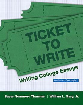 Paperback Ticket to Write: Writing College Essays Book