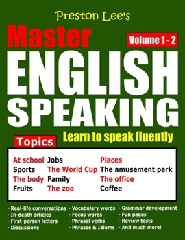 Paperback Preston Lee's Master English Speaking - Volume 1 - 2 Book