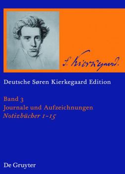 Hardcover Notizbücher 1-15 (Deutsche Soren Kierkegaard Editions) (German Edition) [German] Book