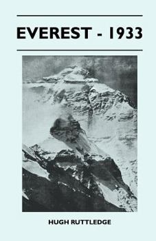 Paperback Everest - 1933 Book
