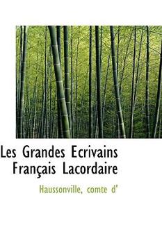 Paperback Les Grandes Crivains Fran Ais Lacordaire Book