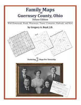 Paperback Family Maps of Guernsey County, Ohio Book