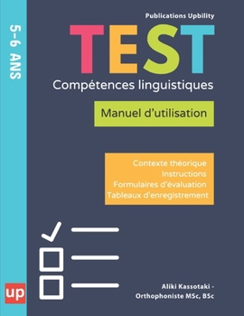 Paperback TEST Compétences linguistiques 5-6 ans [French] Book