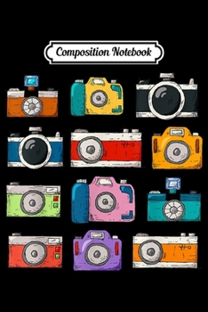 Composition Notebook: Vintage Compact Cameras for Photographers Journal/Notebook Blank Lined Ruled 6x9 100 Pages
