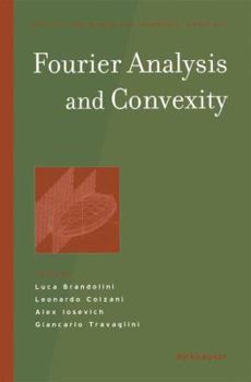 Hardcover Fourier Analysis and Convexity Book