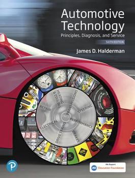 Hardcover Automotive Technology: Principles, Diagnosis, and Service Book